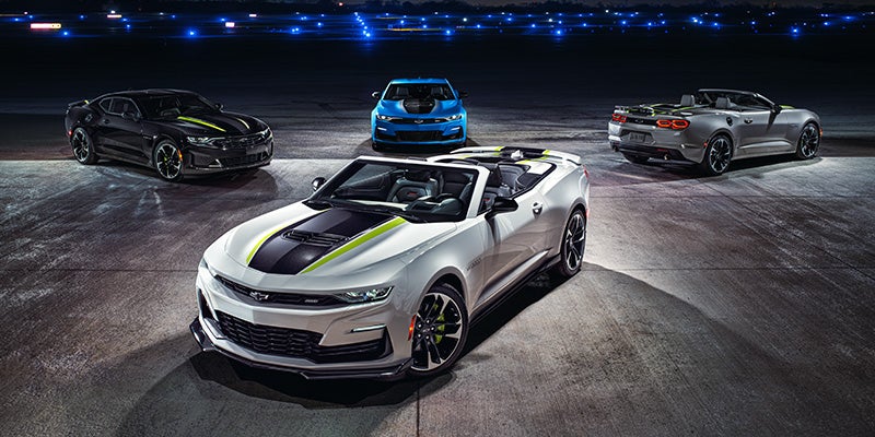 Four Models of the 2023 Chevrolet Camaro near Deactur, AL